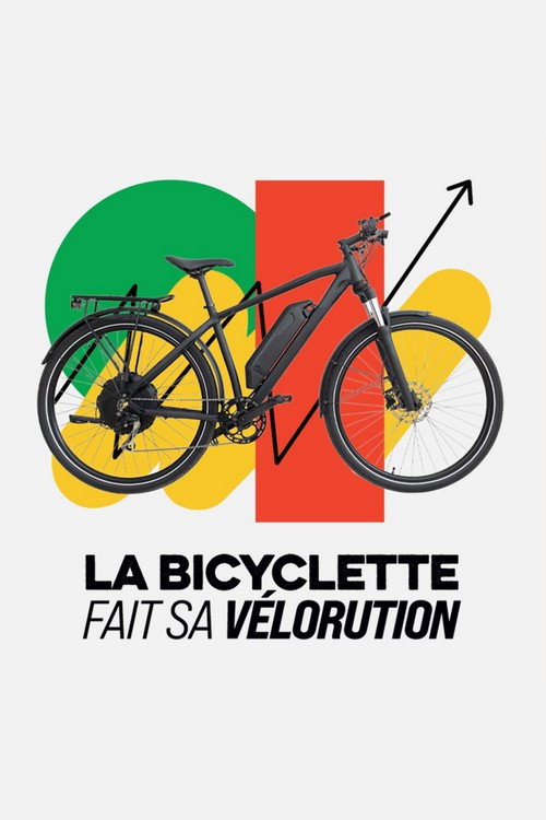La bicyclette fait sa vélorution poster