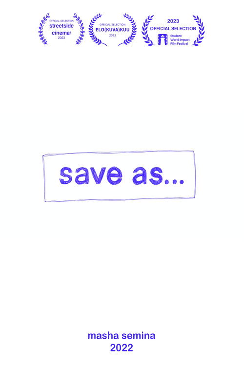 Save As… poster